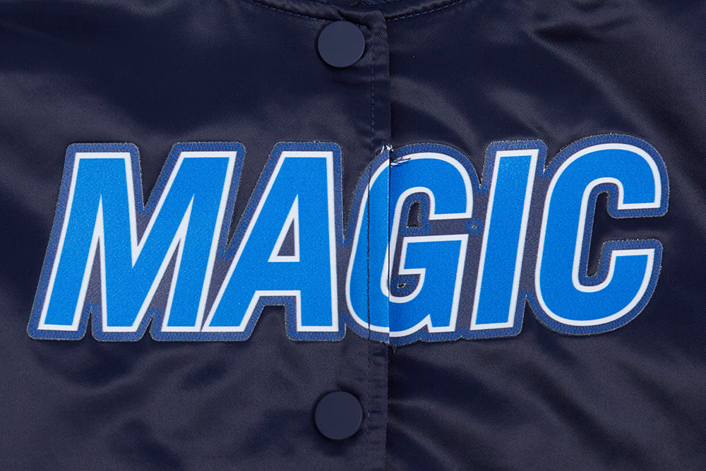 NBA ORLANDO MAGIC CLASSIC WOMEN'S SATIN JACKET (MIDNIGHT NAVY)
