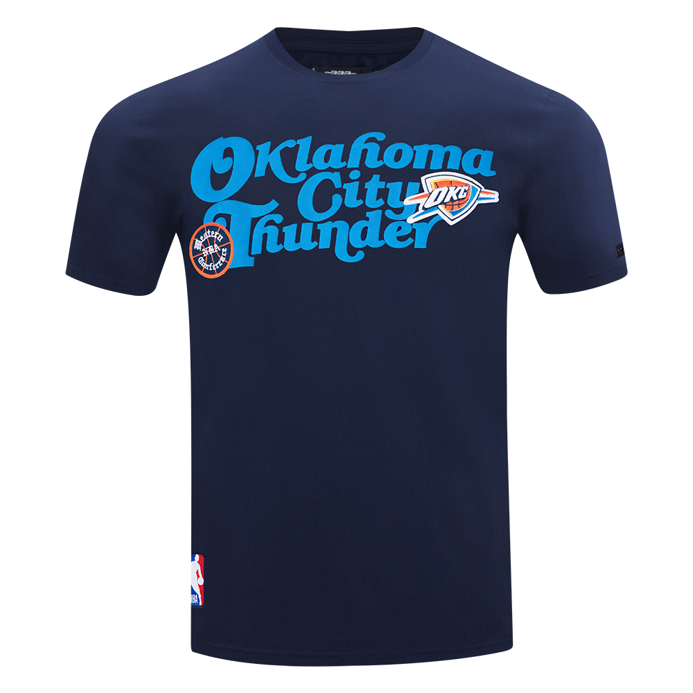 NBA OKLAHOMA CITY THUNDER SOUVENIR MEN'S SJ TEE (MIDNIGHT NAVY)