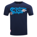 NBA OKLAHOMA CITY THUNDER SOUVENIR MEN'S SJ TEE (MIDNIGHT NAVY)