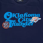 NBA OKLAHOMA CITY THUNDER SOUVENIR MEN'S SJ TEE (MIDNIGHT NAVY)