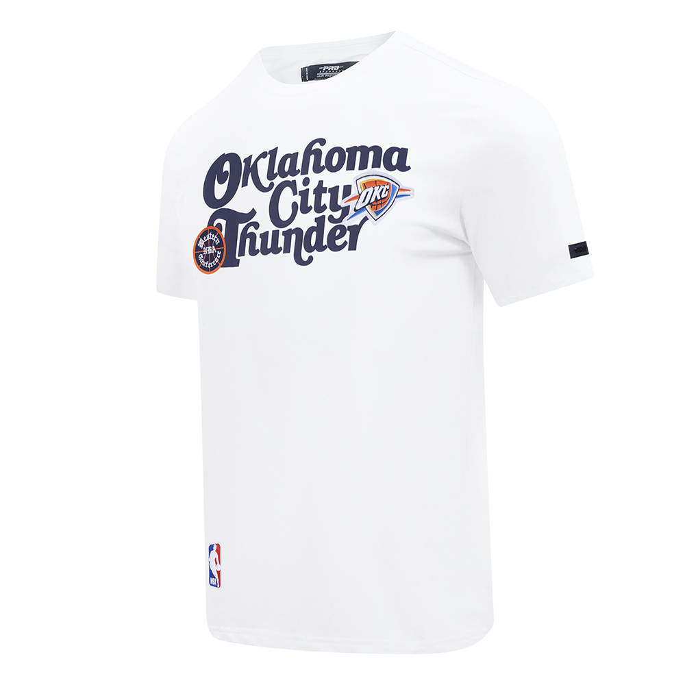 NBA OKLAHOMA CITY THUNDER SOUVENIR MEN'S SJ TEE (WHITE)