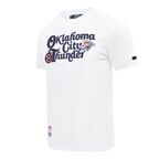 NBA OKLAHOMA CITY THUNDER SOUVENIR MEN'S SJ TEE (WHITE)