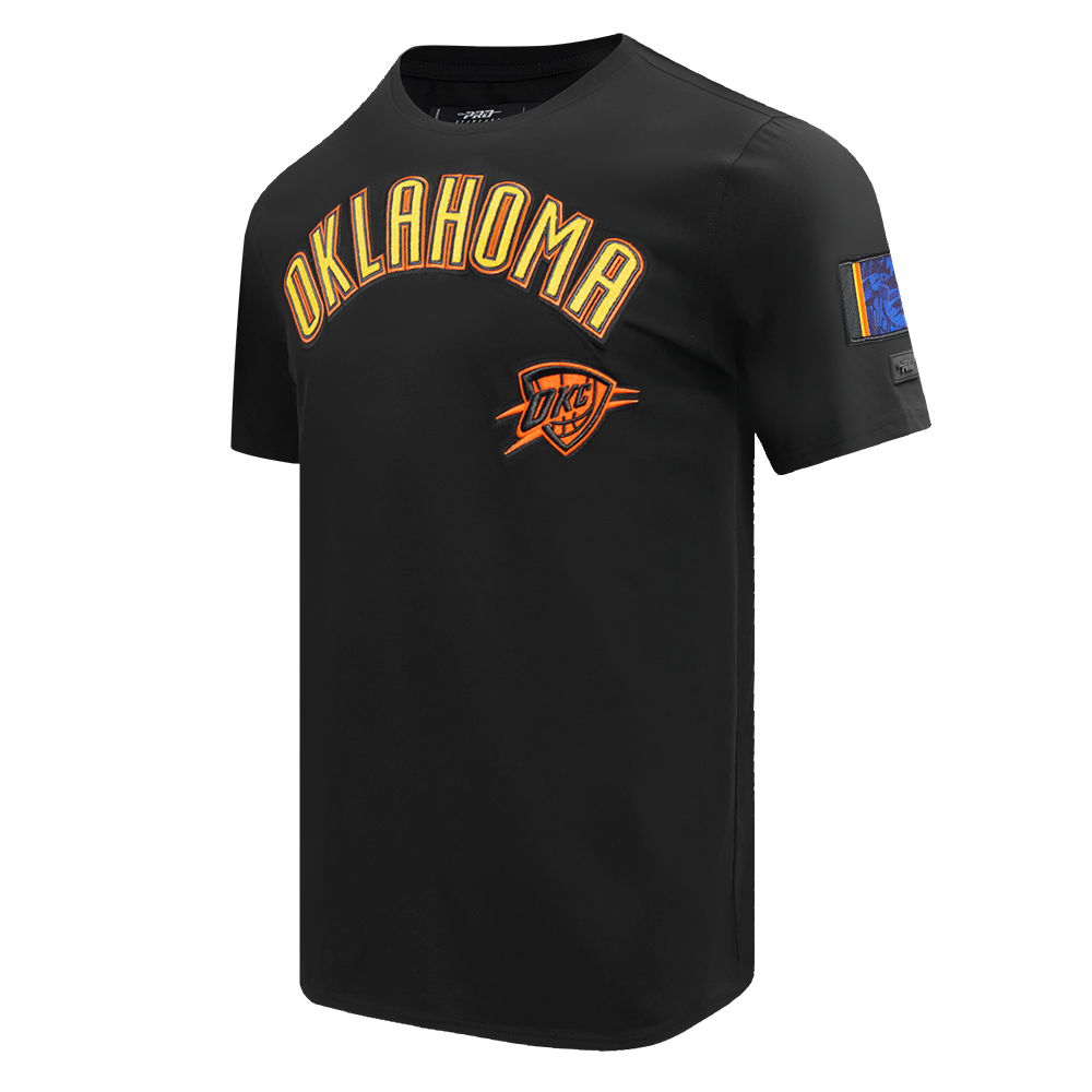 NBA OKLAHOMA CITY THUNDER CITY EDITION 24-25 MEN'S   TEE (BLACK)