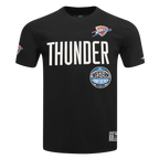 NBA OKLAHOMA CITY THUNDER MODERN ORIGINALS T-SHIRT EN JERSEY SIMPLE POUR HOMME (NOIR)