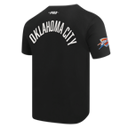 NBA OKLAHOMA CITY THUNDER MODERN ORIGINALS T-SHIRT EN JERSEY SIMPLE POUR HOMME (NOIR)