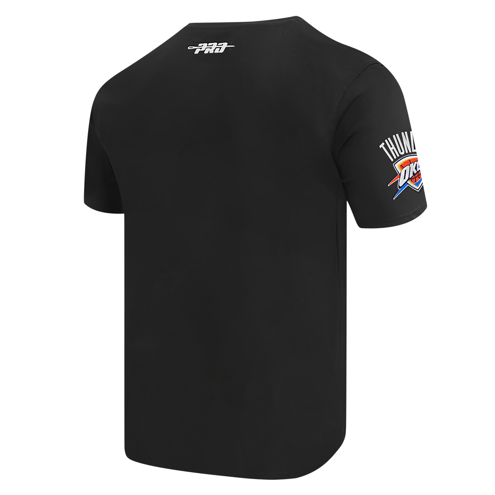NBA OKLAHOMA CITY THUNDER CLASSIC CHENILLE CHEMISE POUR HOMME (NOIR)