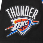 NBA OKLAHOMA CITY THUNDER CLASSIC CHENILLE CHEMISE POUR HOMME (NOIR)