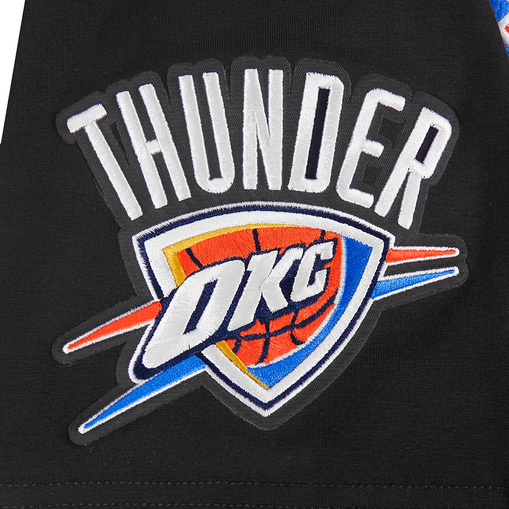 NBA OKLAHOMA CITY THUNDER CLASSIC CHENILLE CHEMISE POUR HOMME (NOIR)