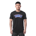 NBA OKLAHOMA CITY THUNDER CLASSIC CHENILLE CHEMISE POUR HOMME (NOIR)