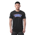 NBA OKLAHOMA CITY THUNDER CLASSIC CHENILLE CHEMISE POUR HOMME (NOIR)
