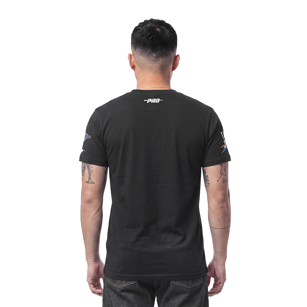 NBA OKLAHOMA CITY THUNDER CLASSIC CHENILLE CHEMISE POUR HOMME (NOIR)