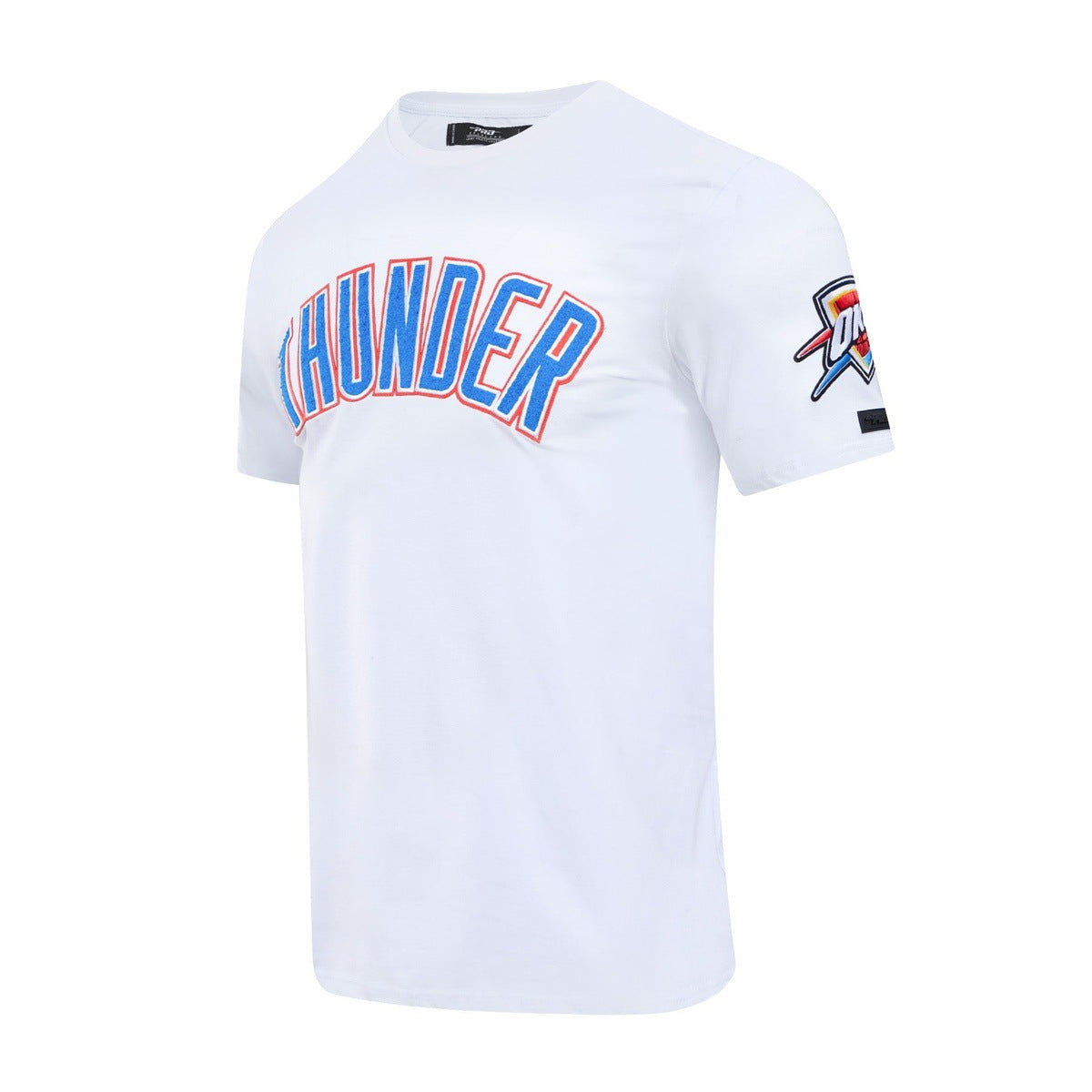 NBA OKLAHOMA CITY THUNDER CLASSIC CHENILLE MEN'S TEE (WHITE)