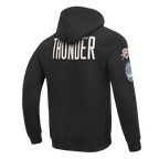 NBA OKLAHOMA CITY THUNDER MODERN ORIGINALS MEN'S FLC PO HOODIE (BLACK)