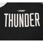 NBA OKLAHOMA CITY THUNDER MODERN ORIGINALS MEN'S FLC PO HOODIE (BLACK)