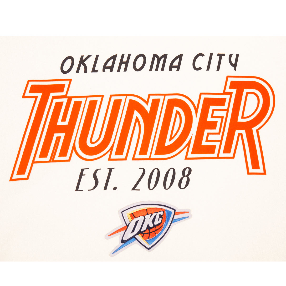 NBA OKLAHOMA CITY THUNDER PARADISE CHANDAIL À CAPUCHON POUR HOMME (COQUILLE D'ŒUF)