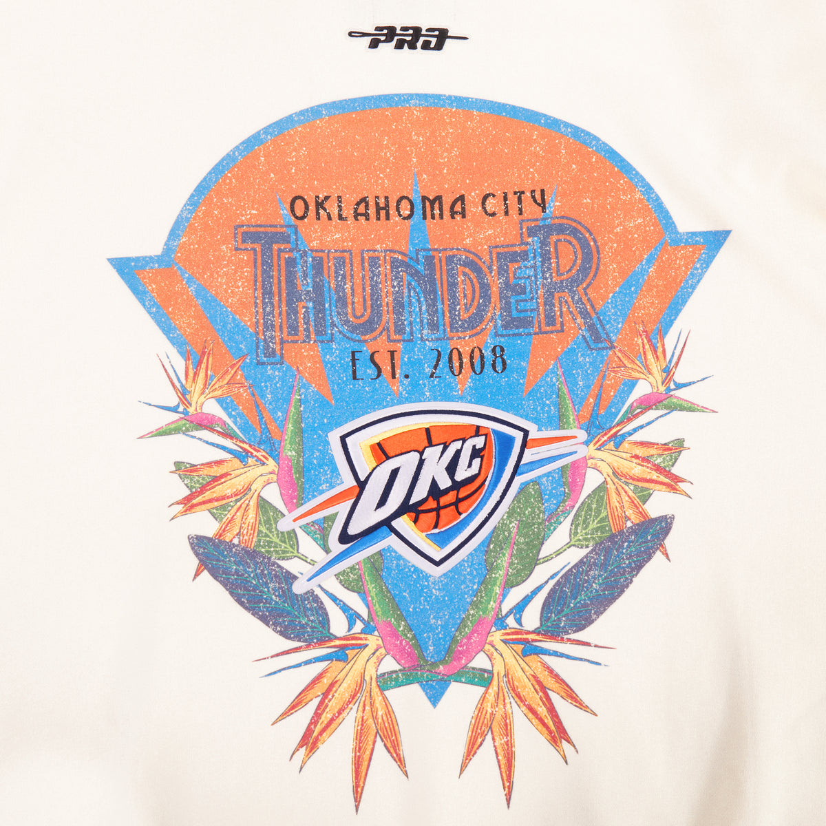 NBA OKLAHOMA CITY THUNDER PARADISE CHANDAIL À CAPUCHON POUR HOMME (COQUILLE D'ŒUF)