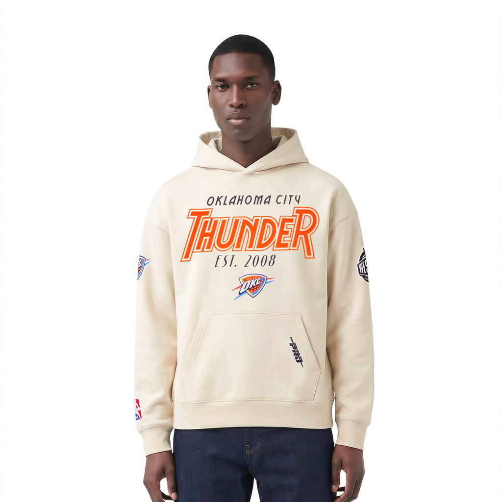NBA OKLAHOMA CITY THUNDER PARADISE CHANDAIL À CAPUCHON POUR HOMME (COQUILLE D'ŒUF)