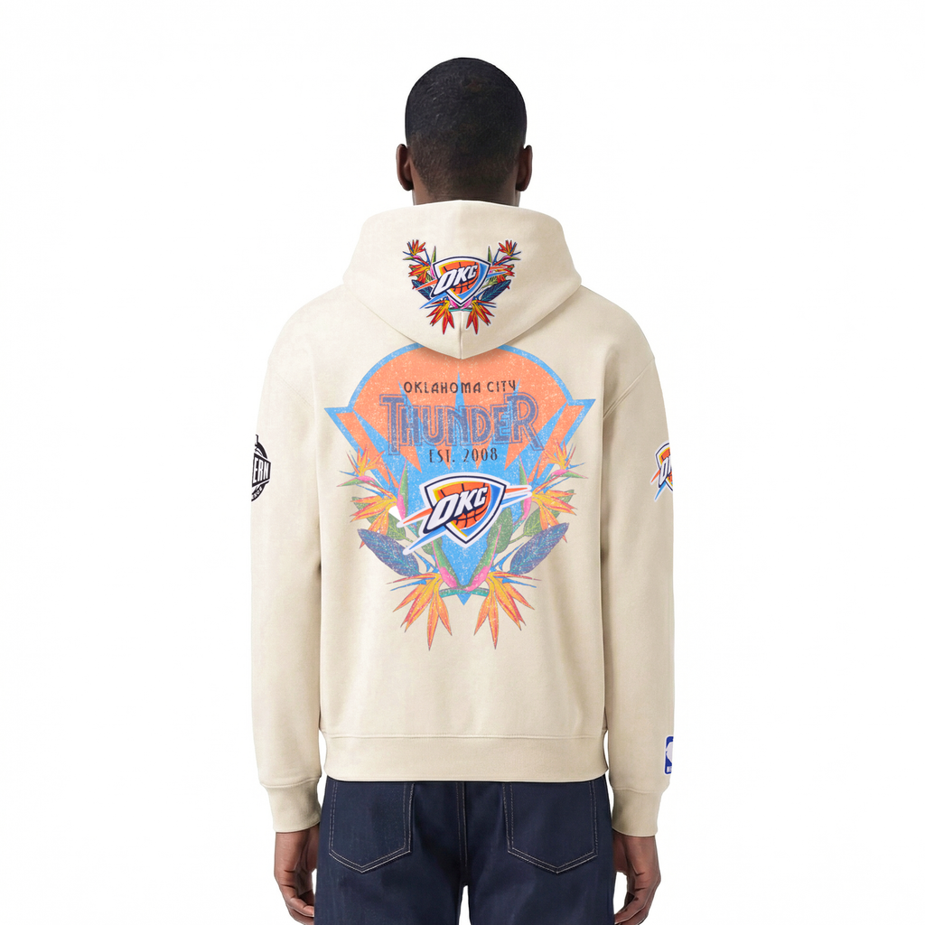 NBA OKLAHOMA CITY THUNDER PARADISE CHANDAIL À CAPUCHON POUR HOMME (COQUILLE D'ŒUF)