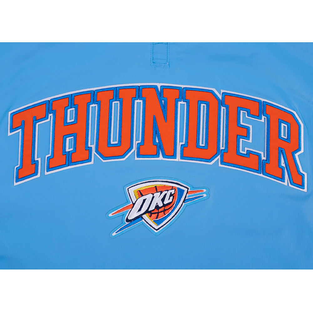 NBA OKLAHOMA CITY THUNDER BLOUSON POUR HOMME (BLEU UNIVERSITÉ)