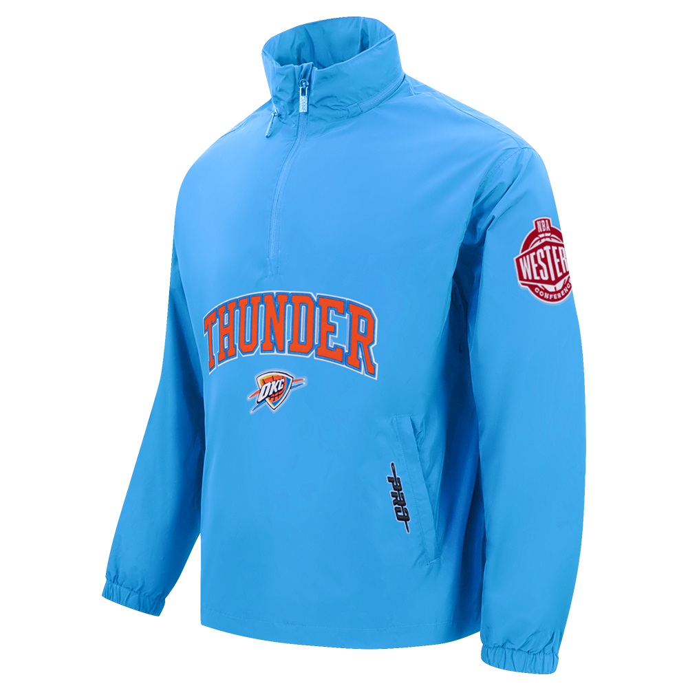 NBA OKLAHOMA CITY THUNDER BLOUSON POUR HOMME (BLEU UNIVERSITÉ)