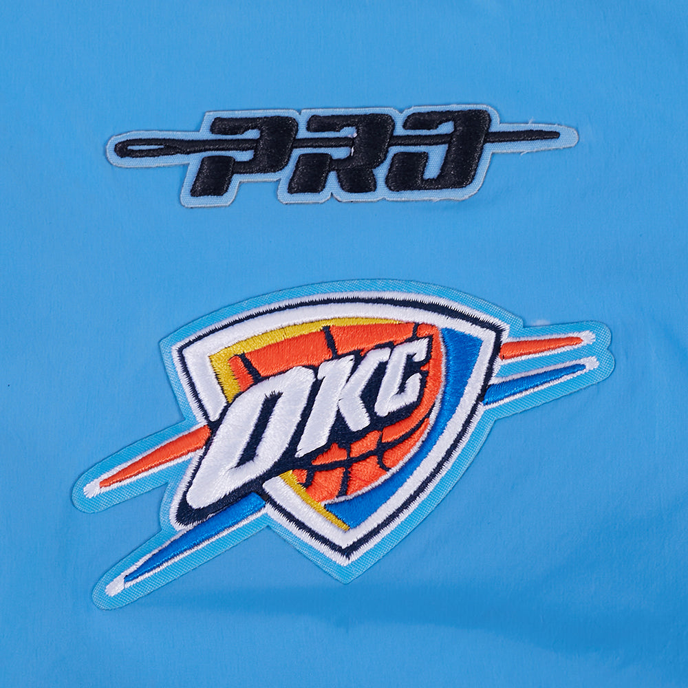 NBA OKLAHOMA CITY THUNDER BLOUSON POUR HOMME (BLEU UNIVERSITÉ)