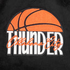 NBA OKLAHOMA CITY THUNDER ORIGINAL PLAYERS MEN'S JACKET (BLACK)