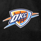 NBA OKLAHOMA CITY THUNDER ORIGINAL PLAYERS MEN'S JACKET (BLACK)