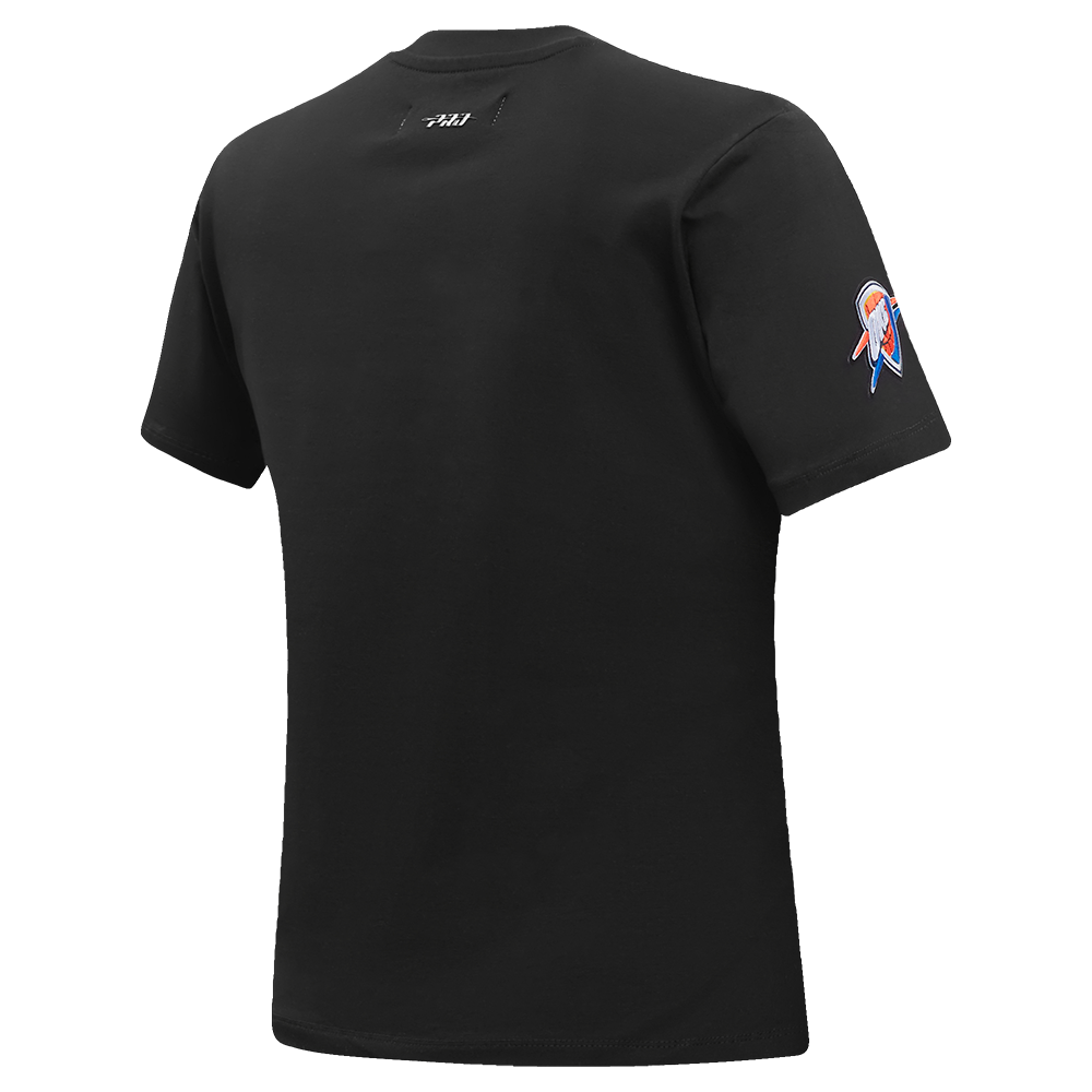 NBA OKLAHOMA CITY THUNDER CLASSIC T-SHIRT AJUSTÉ À MANCHES COURTES POUR FEMME (NOIR)