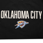NBA OKLAHOMA CITY THUNDER MODERN ORIGINALS T-SHIRT EN JERSEY SIMPLE À COUPE CARRÉE POUR FEMME (NOIR)
