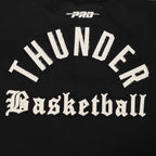 NBA OKLAHOMA CITY THUNDER MODERN ORIGINALS T-SHIRT EN JERSEY SIMPLE À COUPE CARRÉE POUR FEMME (NOIR)
