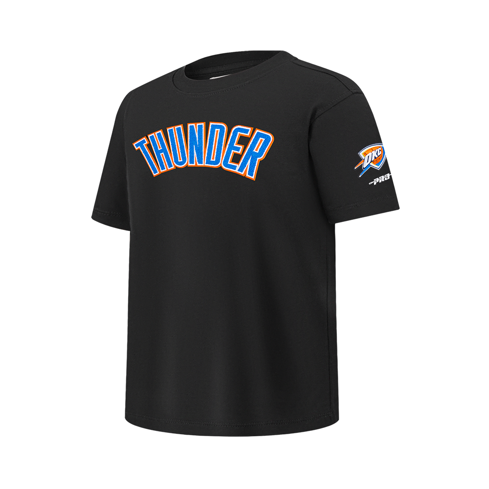 NBA OKLAHOMA CITY THUNDER CLASSIC BIG BOY'S SJ TEE (BLACK)