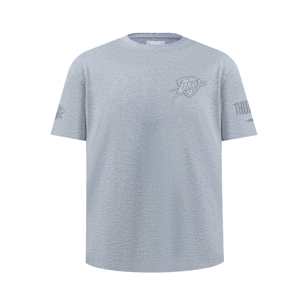 NBA OKLAHOMA CITY THUNDER NEUTRAL BIG BOY'S SS TEE (DARK HEATHER GRAY)