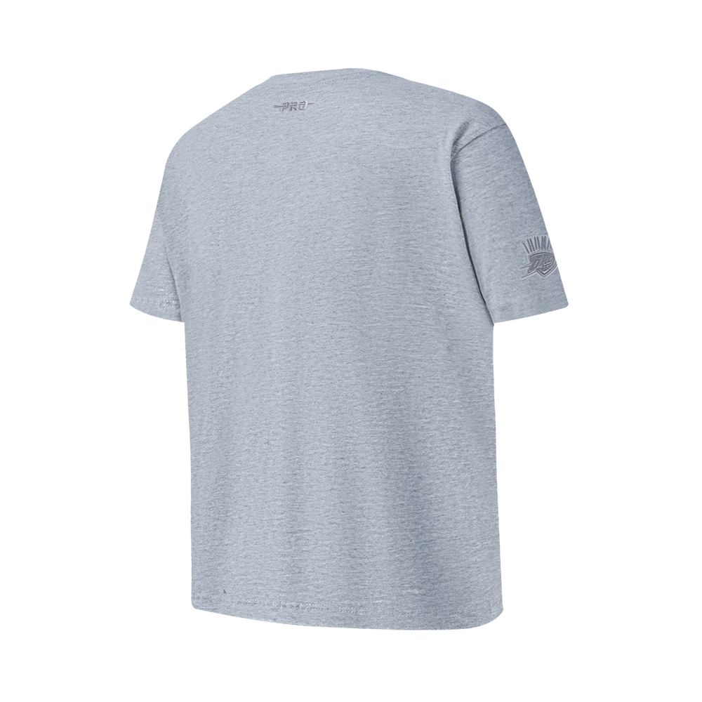 NBA OKLAHOMA CITY THUNDER NEUTRAL BIG BOY'S SS TEE (DARK HEATHER GRAY)