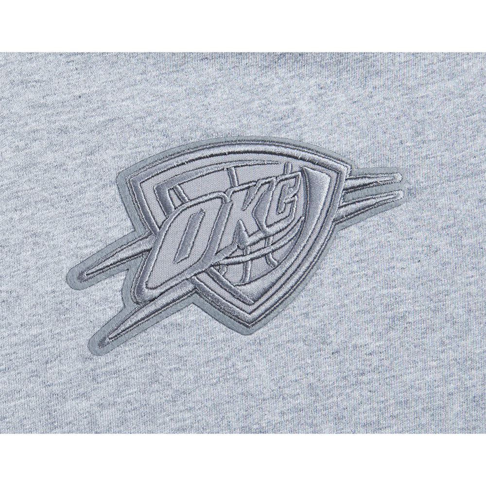 NBA OKLAHOMA CITY THUNDER NEUTRAL BIG BOY'S SS TEE (DARK HEATHER GRAY)