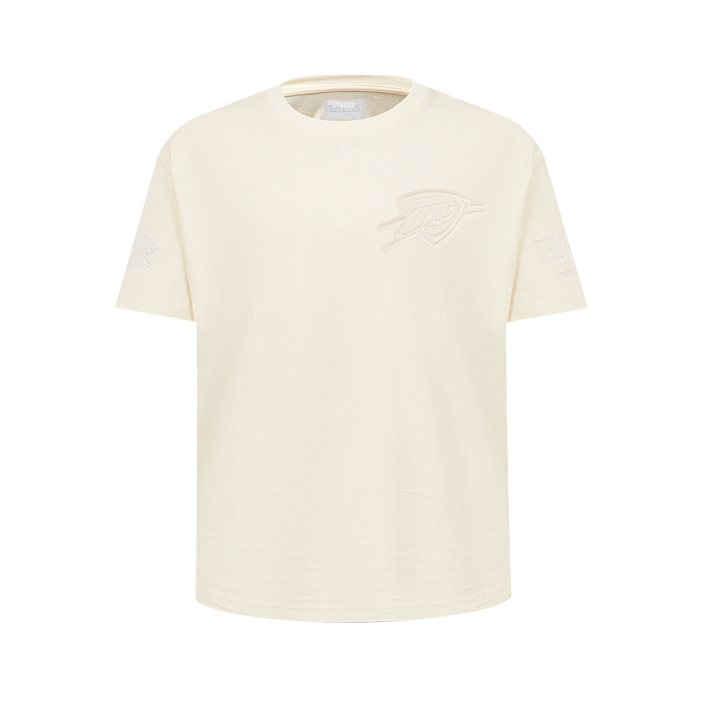 NBA OKLAHOMA CITY THUNDER NEUTRAL BIG BOY'S SS TEE (EGGSHELL)