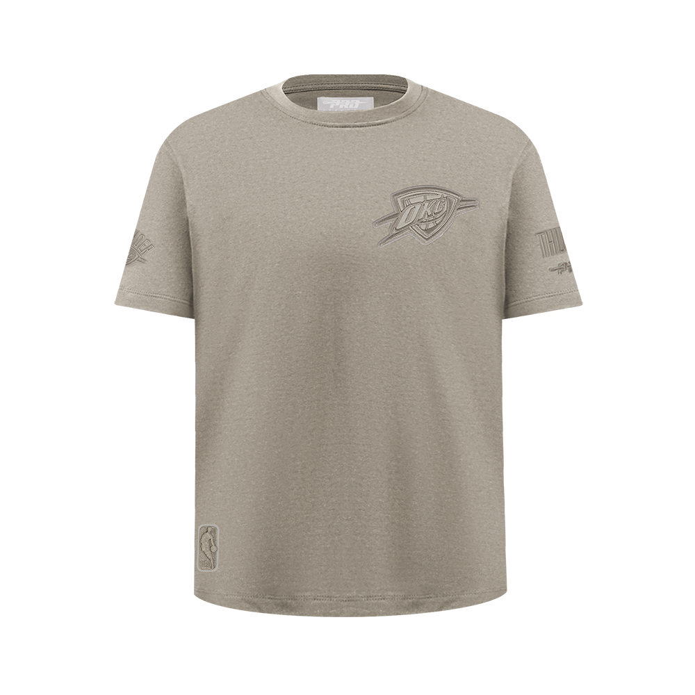 NBA OKLAHOMA CITY THUNDER NEUTRAL BIG BOY'S SS TEE (TAUPE)