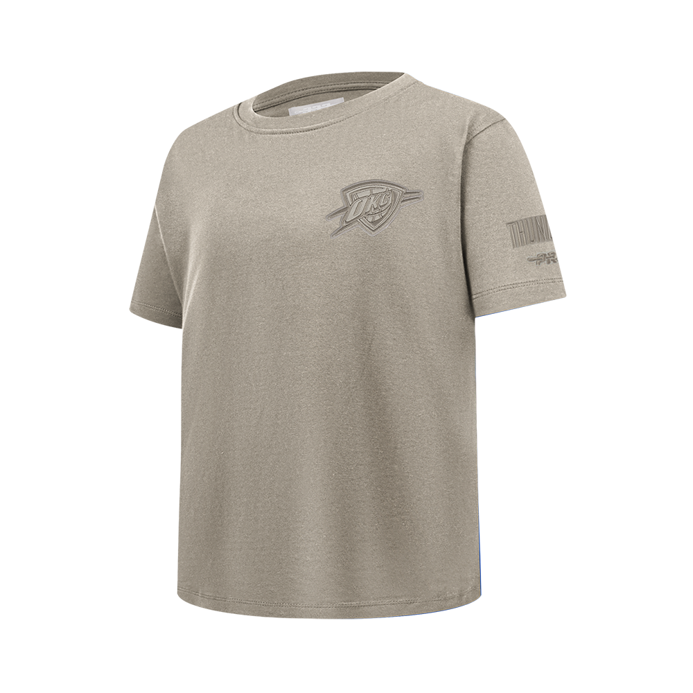 NBA OKLAHOMA CITY THUNDER NEUTRAL BIG BOY'S SS TEE (TAUPE)