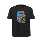 OKLAHOMA CITY THUNDER NBA FINALS 2025 BIG BOY'S SS TEE (BLACK)