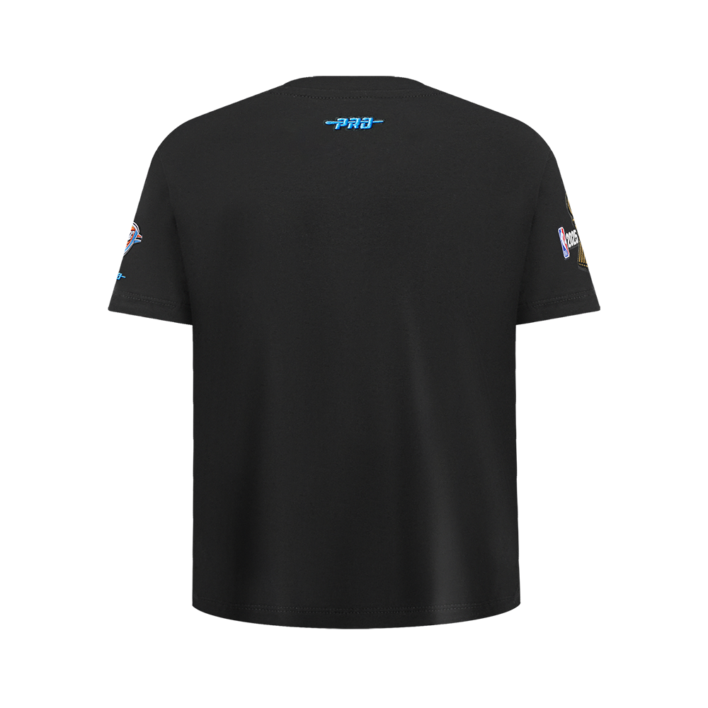 OKLAHOMA CITY THUNDER NBA FINALS 2025 BIG BOY'S SS TEE (BLACK)