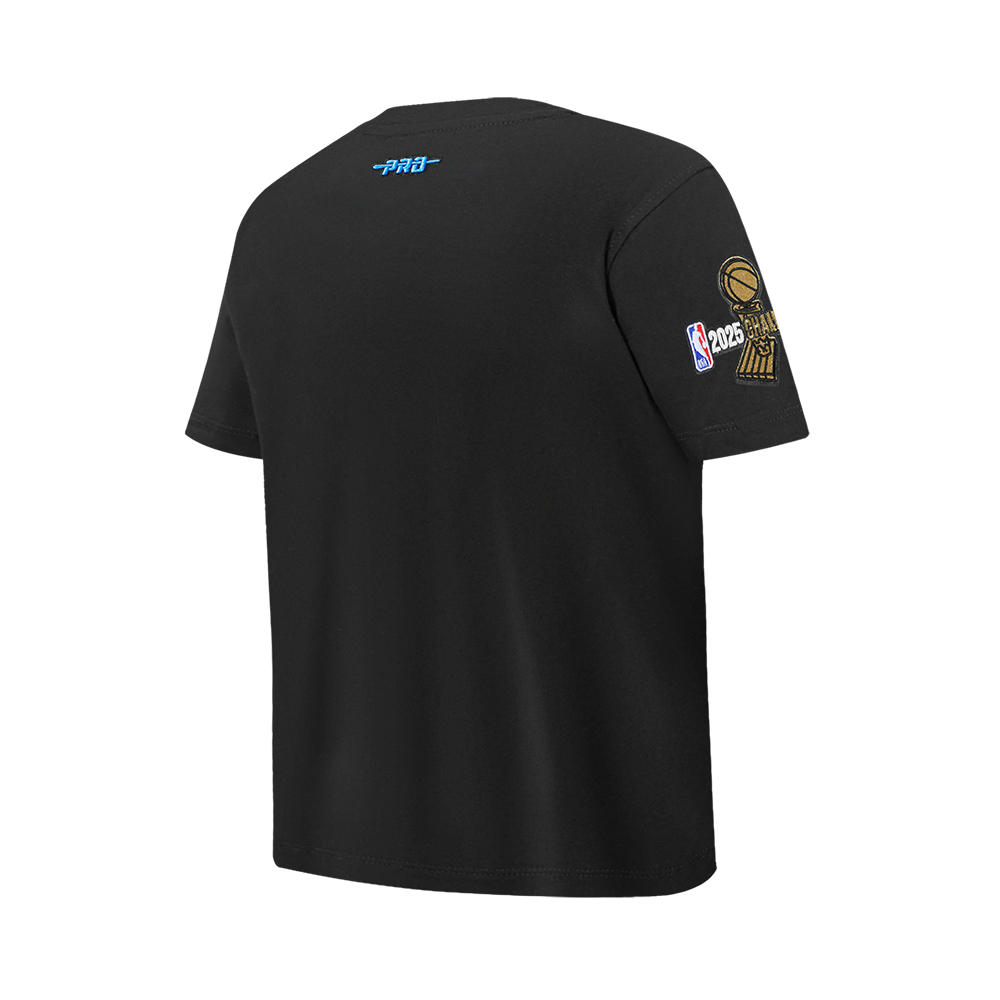 OKLAHOMA CITY THUNDER NBA FINALS 2025 BIG BOY'S SS TEE (BLACK)