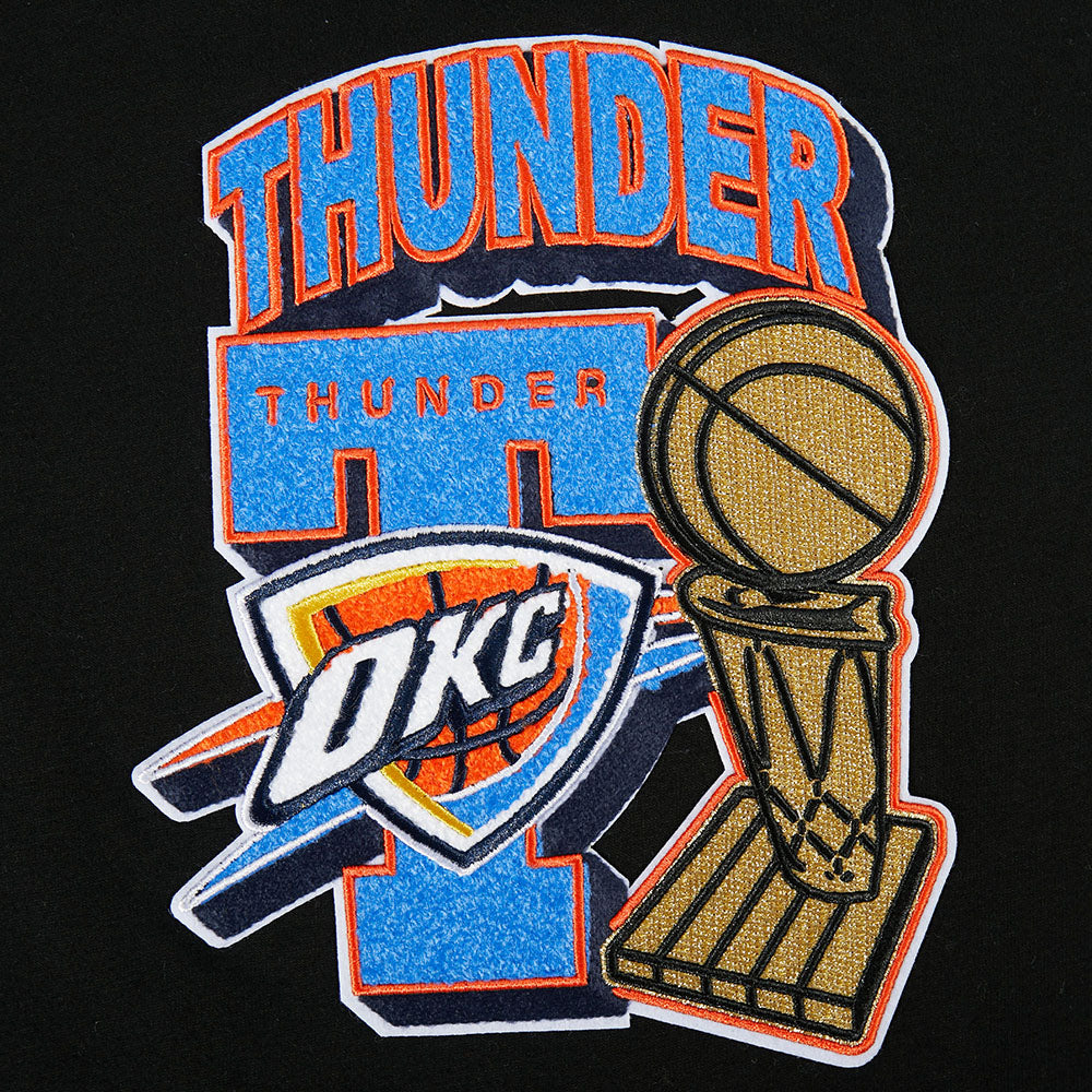 OKLAHOMA CITY THUNDER NBA FINALS 2025 BIG BOY'S SS TEE (BLACK)