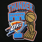OKLAHOMA CITY THUNDER NBA FINALS 2025 BIG BOY'S SS TEE (BLACK)