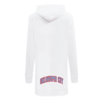 NBA OKLAHOMA CITY THUNDER CLASSIC WOMEN'S HOODIE DRESS (WHITE)