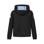 NBA OKLAHOMA CITY THUNDER CLASSIC BIG BOY'S FLC FZ PO HOODIE (BLACK)