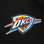 NBA OKLAHOMA CITY THUNDER CLASSIC BIG BOY'S FLC FZ PO HOODIE (BLACK)