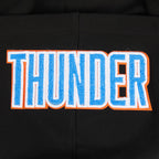 NBA OKLAHOMA CITY THUNDER CLASSIC BIG BOY'S FLC FZ PO HOODIE (BLACK)