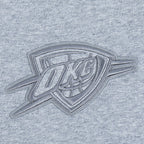 NBA OKLAHOMA CITY THUNDER NEUTRAL BIG BOY'S FLC CREWNECK (DARK HEATHER GRAY)