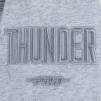 NBA OKLAHOMA CITY THUNDER NEUTRAL BIG BOY'S FLC CREWNECK (DARK HEATHER GRAY)