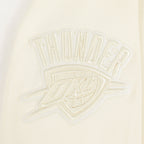 NBA OKLAHOMA CITY THUNDER NEUTRAL BIG BOY'S FLC CREWNECK (EGGSHELL)
