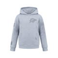 NBA OKLAHOMA CITY THUNDER NEUTRAL BIG BOY'S FLC PO HOODIE (DARK HEATHER GRAY)